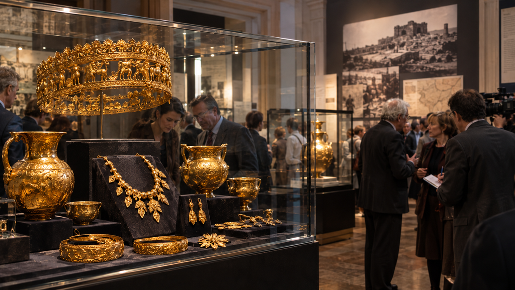 Trojan Gold exhibition and the international dispute over its ownership